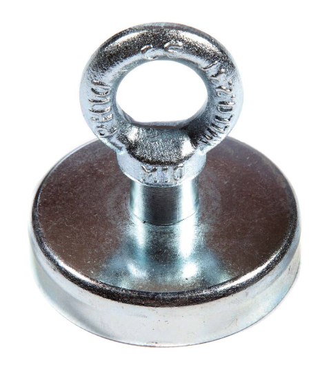 AIMANT À ANNEAU [Diamètre: 80mm LEVAGE 60KG FILETAGE M10]