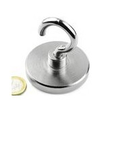 AIMANT À CROCHET [Diamètre: 50 mm 75 KG]