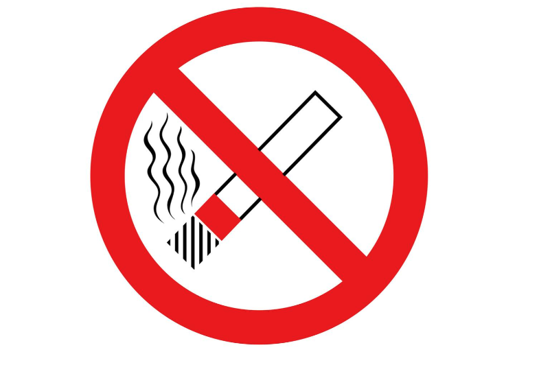 AUTOCOLLANT &quot;INTERDIT DE FUMER&quot; CIGARETTE Ø10CM