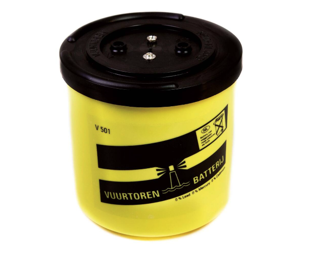 BATTERIE POUR FEU DE MOUILLAGE V-501 6V