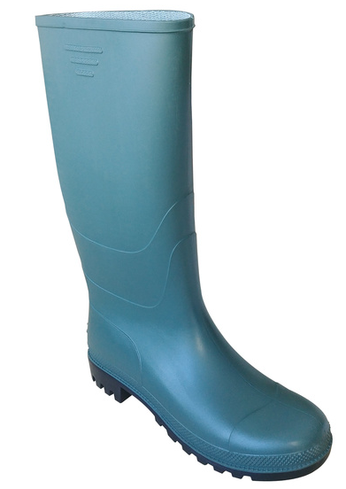 BOTTE EN PVC VERT [Taille: Taille 42] [Matière: PVC]