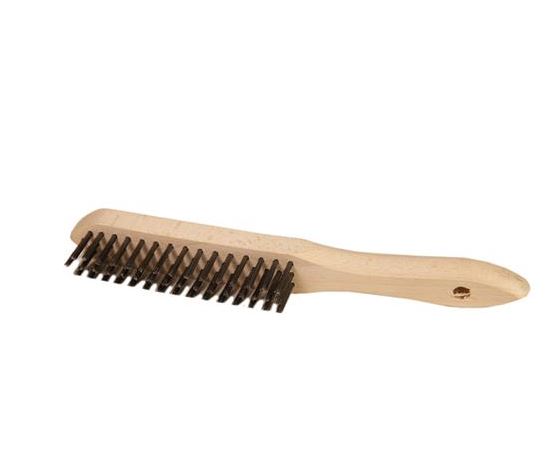 BROSSE MÉTALLIQUE ACIER 2 RANGS