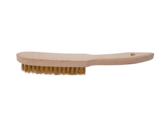 BROSSE DE FER FIL LAITON [Taille: 3 rangées 280*30 mm]