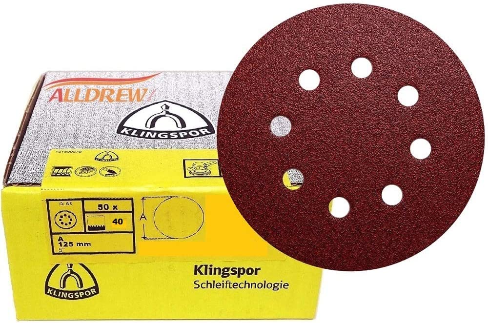DISQUE ABRASIF KLINGSPOR PAR BOÎTE [Taille: 125mm] [Grain: Grain 180]