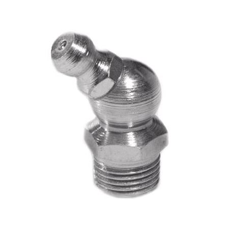 DOUILLE DE GRAISSAGE HYDRAULIQUE OBLIQUE [Diamètre: 1/4']