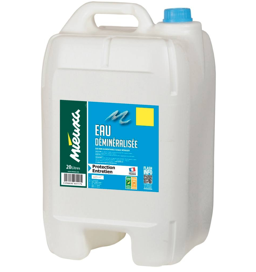 EAU DÉMINÉRALISÉE 20L