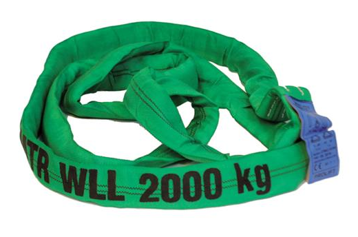 ÉLINGUE VERTE POUR JANTE ALUMINIUM 250CM 2000KG