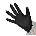 GANTS NITRILES NOIRS (boite de 100 pièces) [Taille: Taille L]