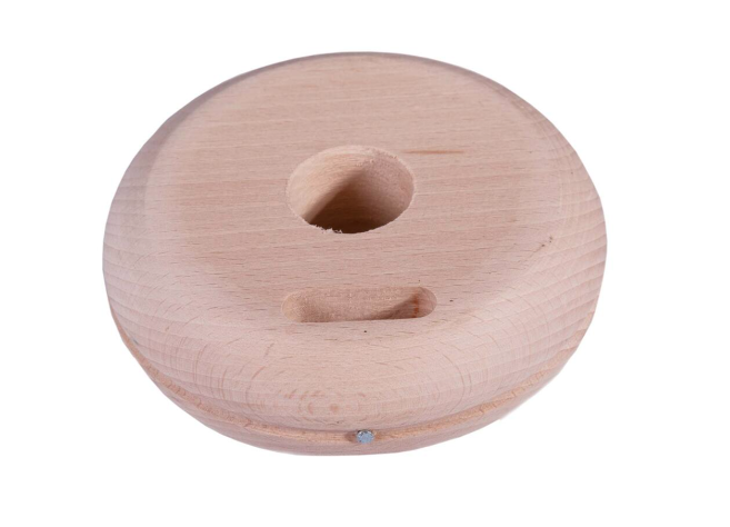 MASTEL PLAT [Taille: 125mm] [Matière: Bois/Aluminium]