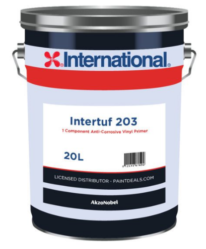 PEINTURE INTERNATIONAL INTERTUF 203 20KG [Type: Vinylique noir]