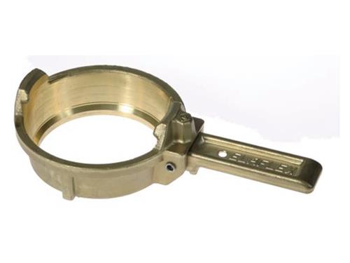 RACCORD DE SOUTE LAITON TWM50 BAGUE EXTERNE 2&quot; AVEC LEVIER