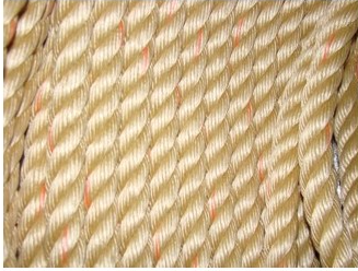 CORDE POLYSTEEL 4 TORONS BEIGE/ORANGE Ø18