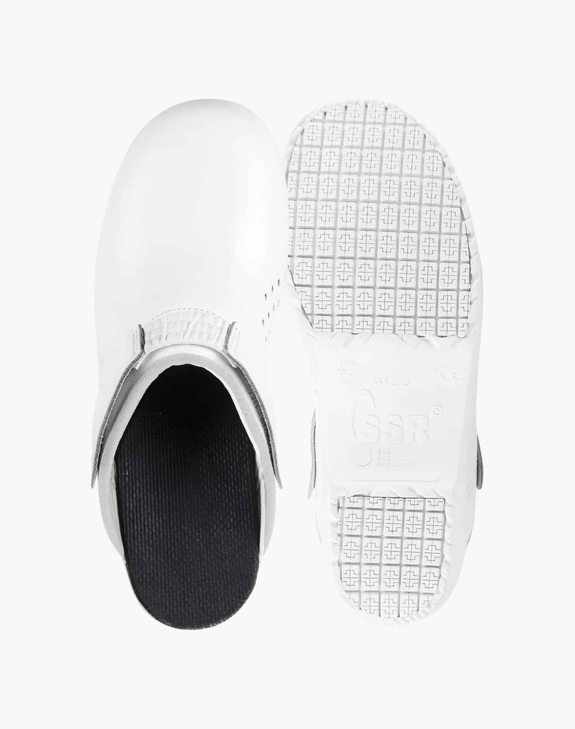 SABOT DE SÉCURITÉ ADHÉRENT &quot;FURIANO&quot; BLANC T37