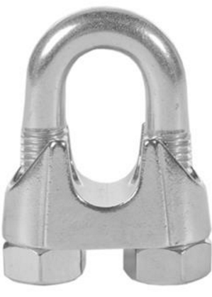 SERRE-CABLE ÉTRIER ZINGUE Ø34 M16