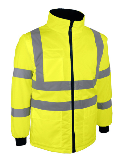 VESTE HV JAUNE DOUBLE POLAIRE  [Taille: Taille XXL]