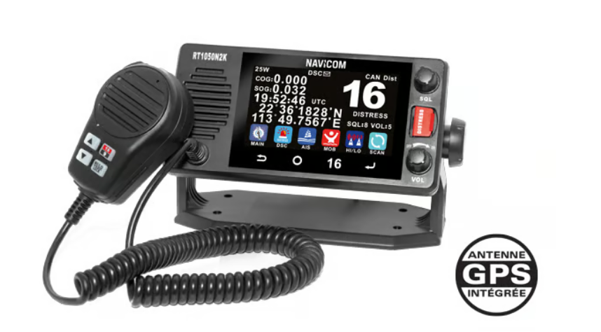 VHF FIXE RT1050 ÉCRAN TACTILE AVEC AIS