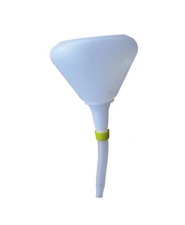 ENTONNOIR AVEC BEC SOUPLE ET TAMIS 19CM 2L