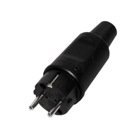 PRISE CAOUTCHOUC MÂLE 2P+T 16A 220V