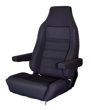 SIÈGE DE PILOTAGE VIVALDI TISSU GRIS SANS SUPPORT