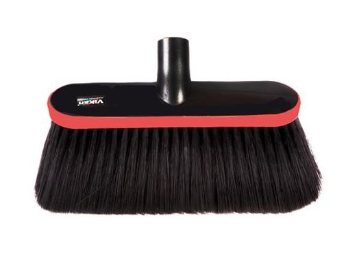 BROSSE/LAVE-PONT VIKAN ULTRADOUX NOIR AVEC PASSAGE D'EAU 25,5CM