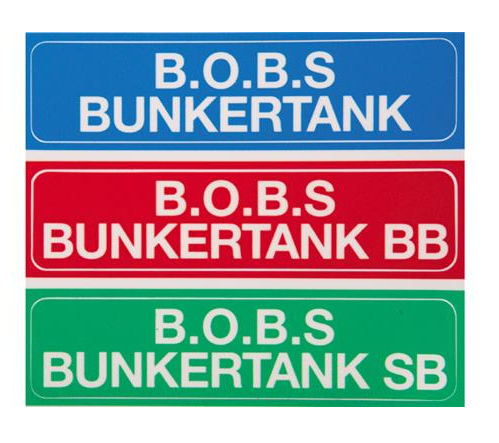 AUTOCOLLANT NÉERLANDAIS &quot;PRISE B.O.B.S&quot; 18X65MM X3