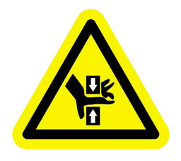 [10.60.071] AUTOCOLLANT &quot;MAIN PRIS AU PIEGE&quot; 