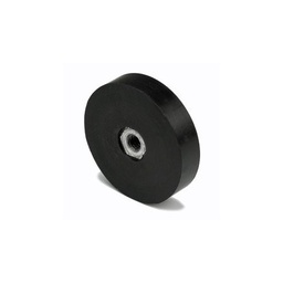 [OUA968] AIMANT À CROCHET PROTECTION CAOUTCHOUC 45MM LEVAGE 31KG