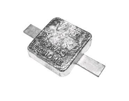 [YAA001] ANODE ZINC À SOUDER 800G 80X75MM