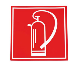 [OUA923] AUTOCOLLANT &quot;EMPLACEMENT EXTINCTEUR&quot; 10CM