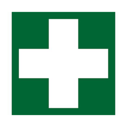 [OUA922] AUTOCOLLANT &quot;TROUSSE DE SECOURS&quot; [Taille: 10cm *10cm]