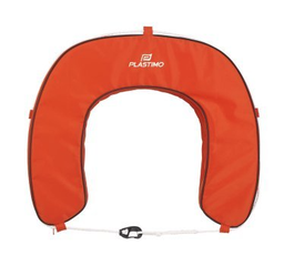 [YAB006] BOUÉE FER À CHEVAL DÉHOUSSABLE [Couleur: Orange]