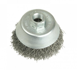 [BRB513] BROSSE ABRASIVE POUR DISQUEUSE [Taille: 60mm] [Caracteristique: Fil dur] [Matière: fil d'acier ]