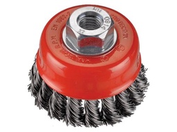 [41.10.100] BROSSE ABRASIVE POUR MEULEUSE ACIER TORSADÉ Ø100MM M14