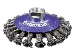 [41.15.115] BROSSE ABRASIVE  CONIQUE POUR MEULEUSE ACIER TORSADÉ Ø115MM M14