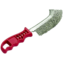 [0290] BROSSE MÉTALLIQUE ACIER ONDULÉ CONVEXE POIGNÉE ERGONOMIQUE
