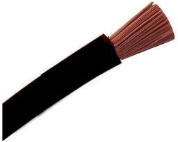 [OUP817] CÂBLE ÉLECTRIQUE POUR PANNEAUX SOLAIRES  Ø4 VENDU AU MÈTRE [Couleur: Noir]