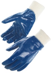 [NBR32702] GANT NITRILE BLEU ENDUIT TRAITEMENT SANITIZED T9