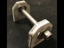 [OUG018] GLISSOIRE KATCHOE : SET DE 2 FIXATIONS INOX [Type: Grand]