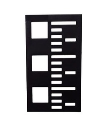 [40.35.920] POCHOIR ETALONNAGE PLANCHE [Matière: magnétique , avancé]