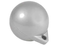 [YAP015] POIDS DRAPEAU ARGENT Ø90MM