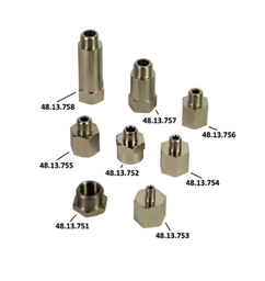 [48.13.753] RACCORD DE RÉDUCTION POUR GRAISSEUR M6 FEMELLE  1/4&quot;/MÂLE 1&quot;