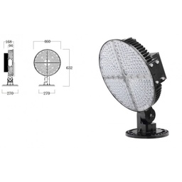 [OUP769] PROJECTEUR LED 220V ROND 600W IP65 84000lm