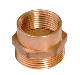 [85.12.712] RACCORD LAITON MANCHON RÉDUCTION MÂLE 3/4" FEMELLE  1/2"