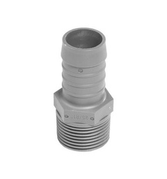 [85.11.550] RACCORD PLASTIQUE CANNELÉ ET MÂLE 2&quot;