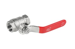 [POV222] VANNE À BILLE LEVIER ACIER RECOUVERT PVC 1/2&quot;