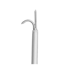 [OUY936] GAFFE/YECK ALU Ø30MM 500CM CROC INOX