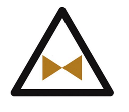 [10.56.539] AUTOCOLLANT &quot;FERMETURE D'URGENCE&quot; 9CM